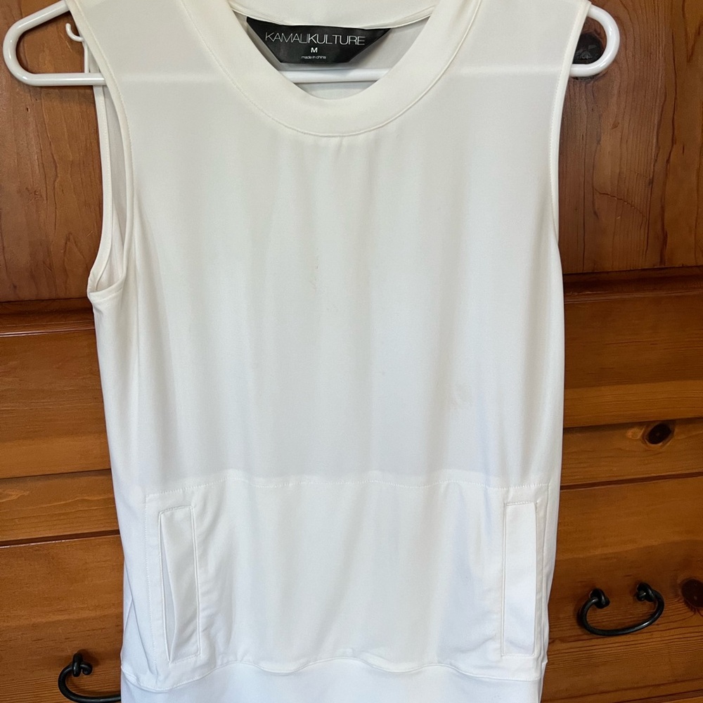 Norma KAMALI White Sleeveless